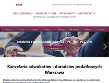 Tablet Screenshot of gorski.waw.pl